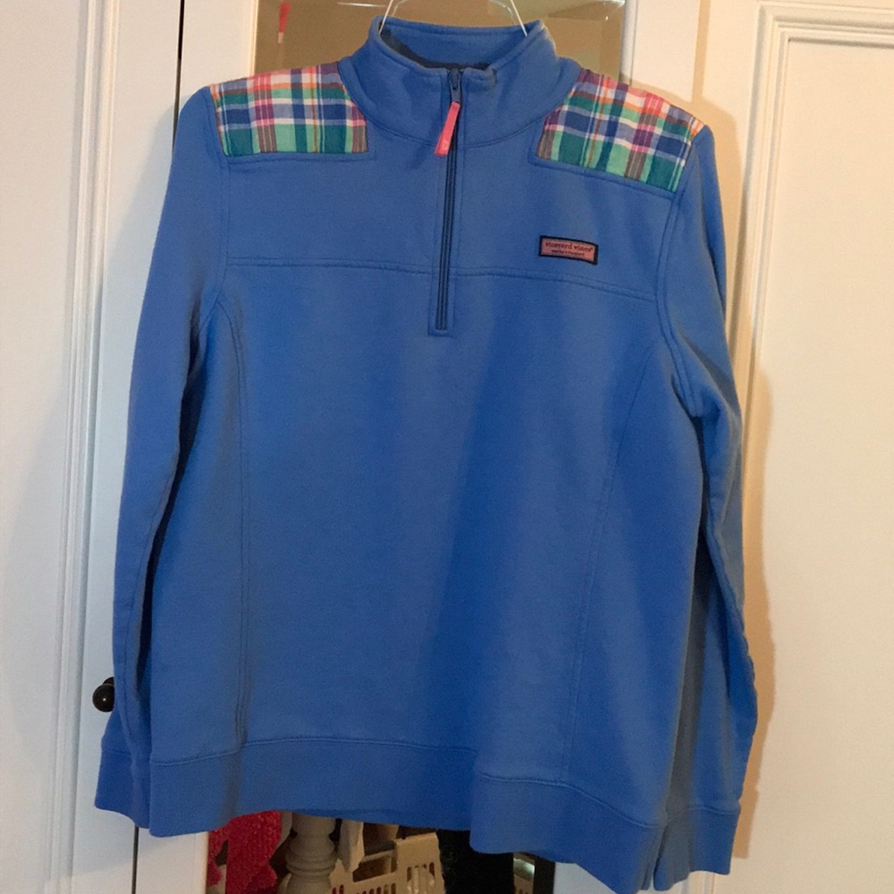 Vineyard vines blue shepshirt